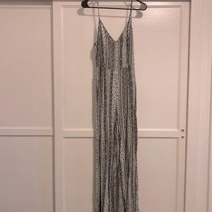 Nash Black and white Print Jumpsuit